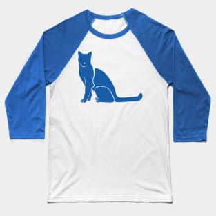 Matisse's Cat Var. 2 in Blue Baseball T-Shirt